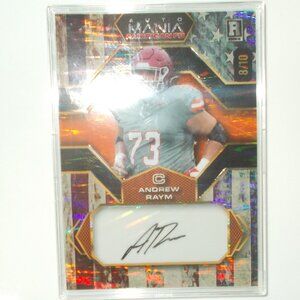 Andrew Raym 2024 Wild Card Automania Autograph RC 8/10 Oklahoma NFL Panthers